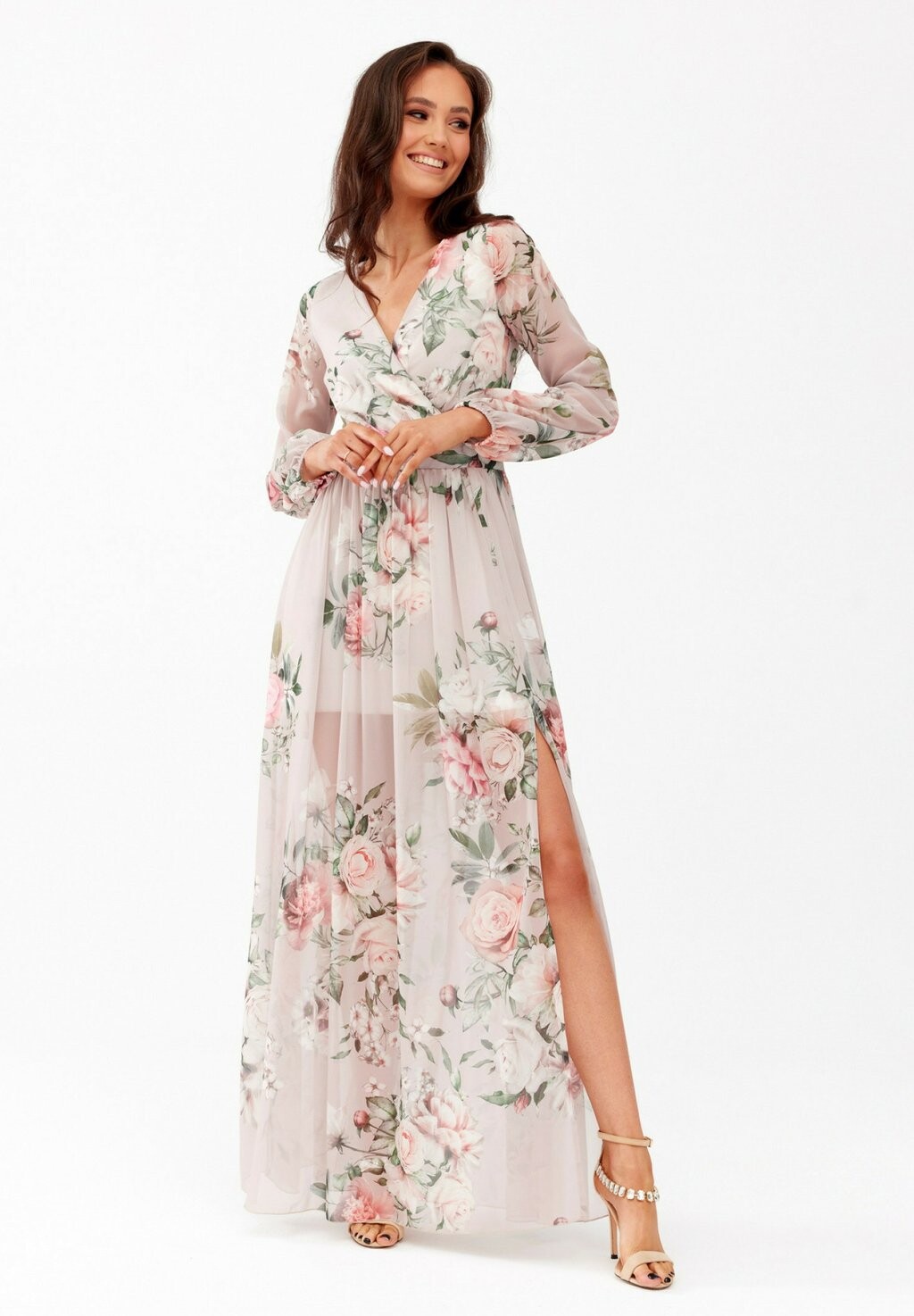 

Длинное платье Roco Fashion, мультиколор