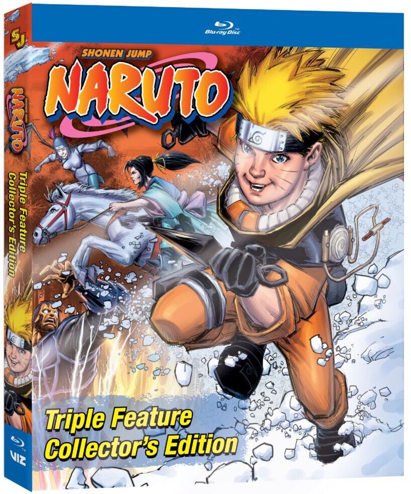 

Blu-Ray диск Naruto Triple Feature Collectors Edition Steelbook Blu-ray