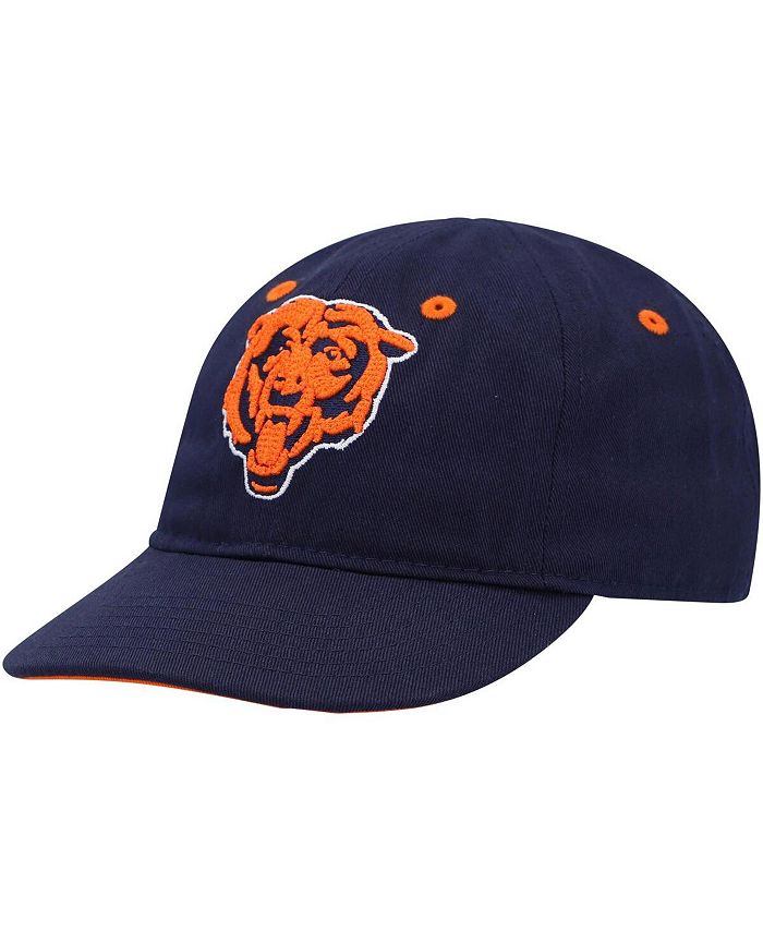 цена Темно-синяя гибкая шапка Chicago Bears с напуском для новорожденных Outerstuff, синий