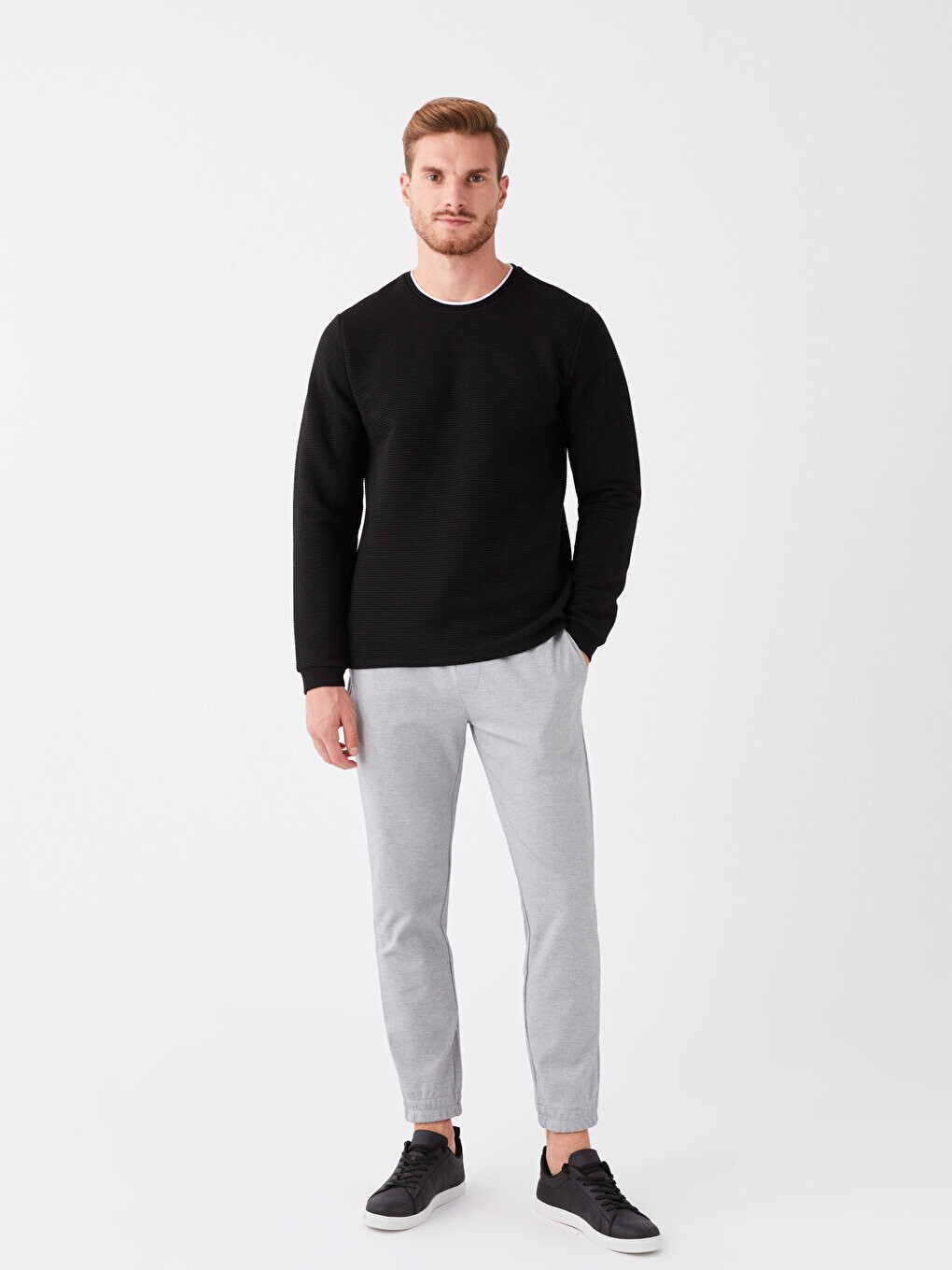 

Мужские спортивные штаны Slim Fit для джоггеров LCWAIKIKI Classic, серый меланж