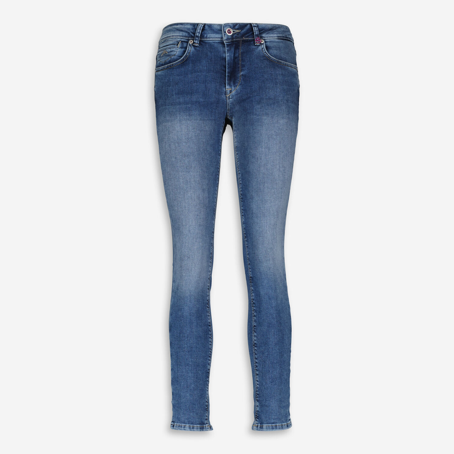

Темно-синие джинсы узкого кроя с потертостями Miracle Of Denim