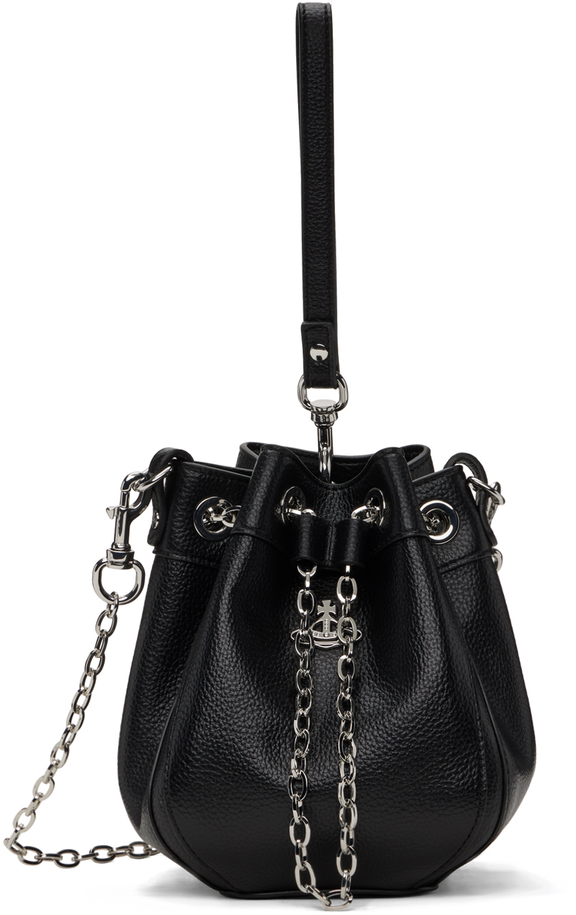 Черная маленькая сумка-мешок Chrissy Vivienne Westwood