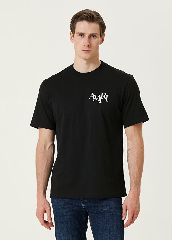 

Черная футболка с логотипом Amiri, Черный