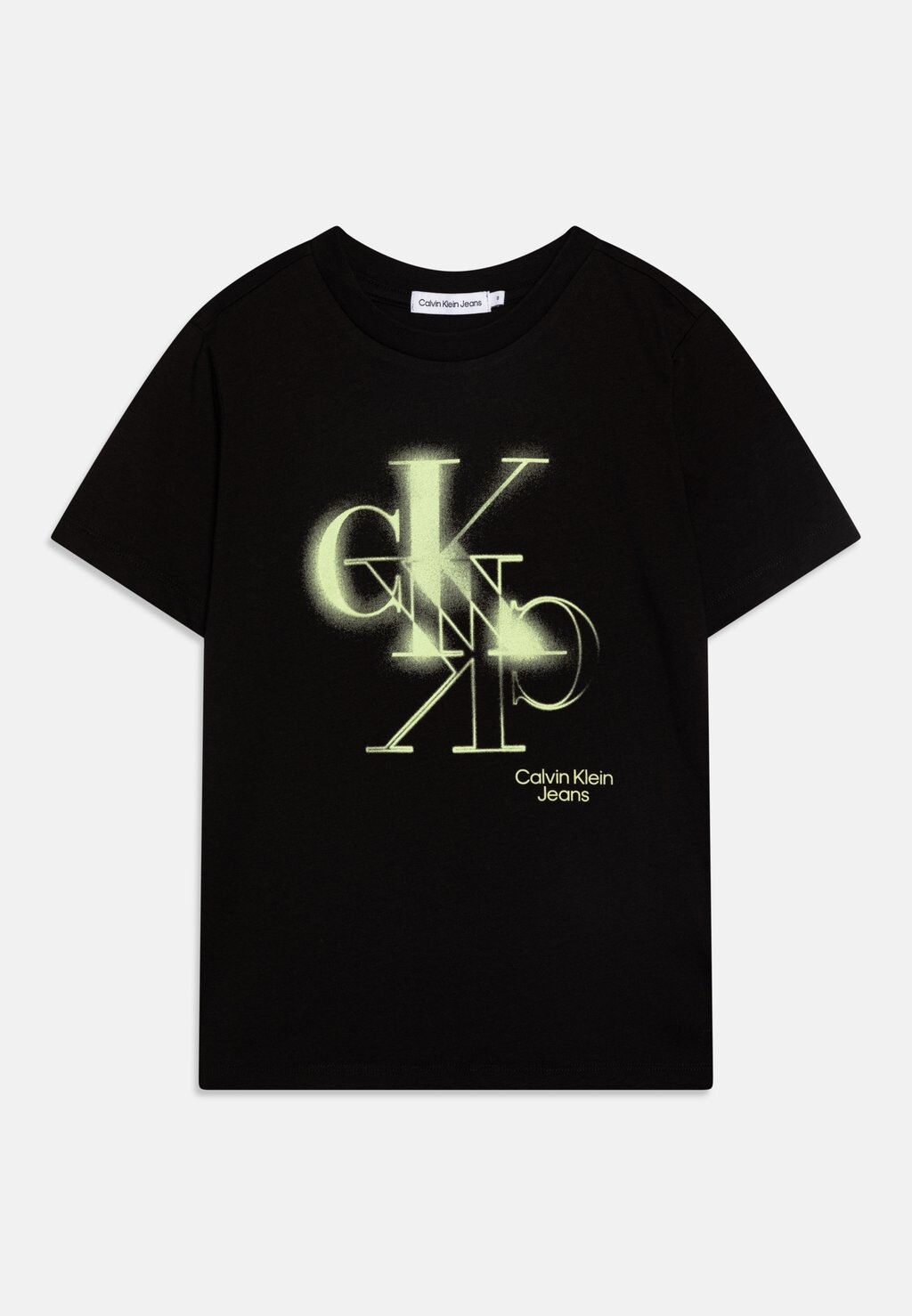 

Футболка с принтом Spray Monogram Unisex Calvin Klein Jeans, черный