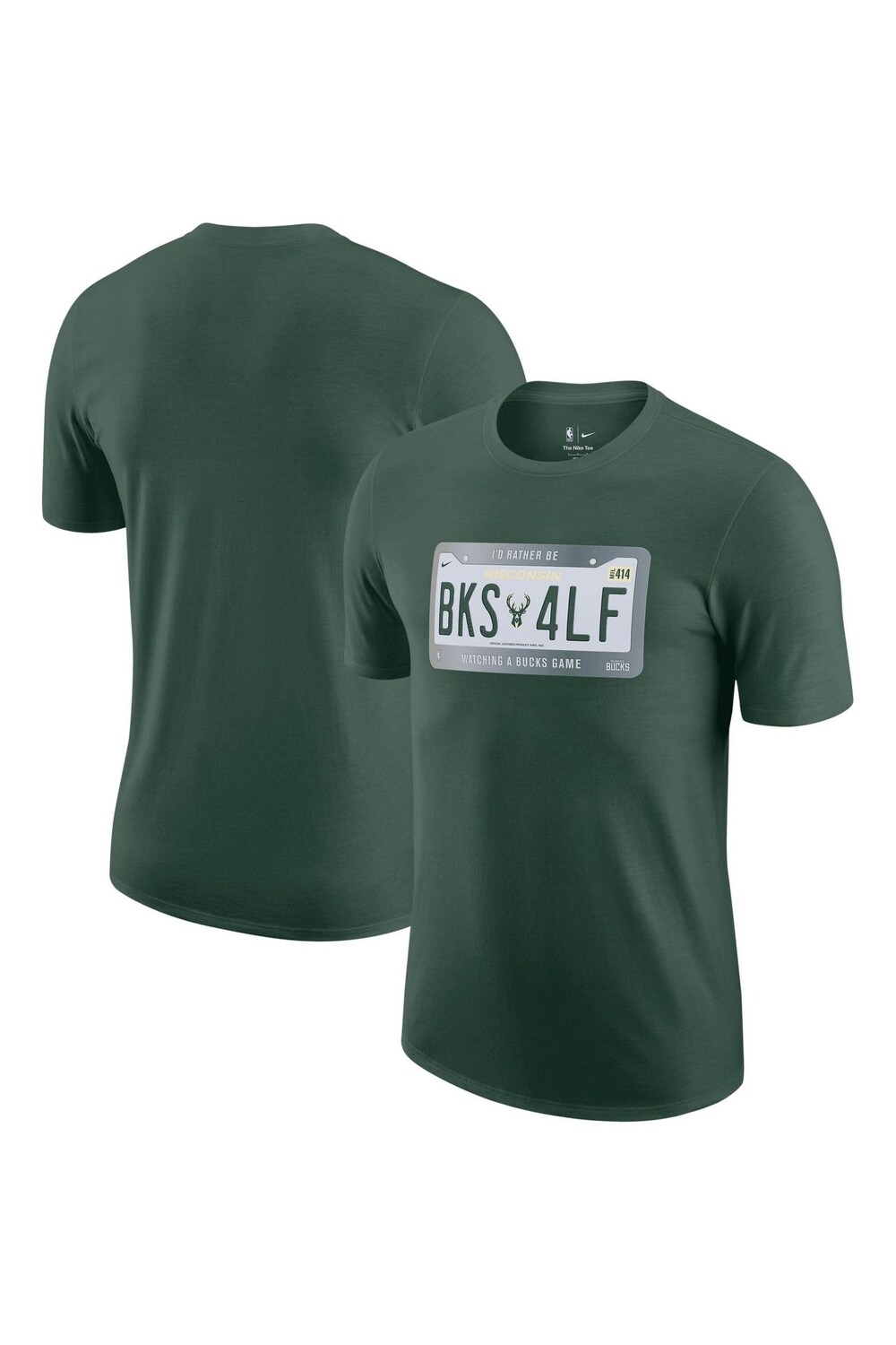 

Джерси Fanatics Milwaukee Bucks с номерным знаком Nike Nike, зеленый