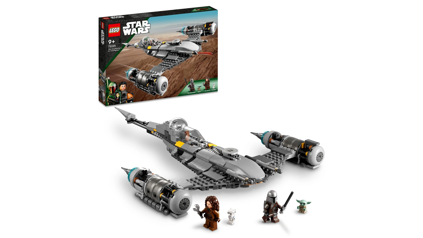 конструктор lego star wars звездолет бобы фетта 75312 Lego Star Wars Набор Звездный истребитель Мандалорца Н-1
