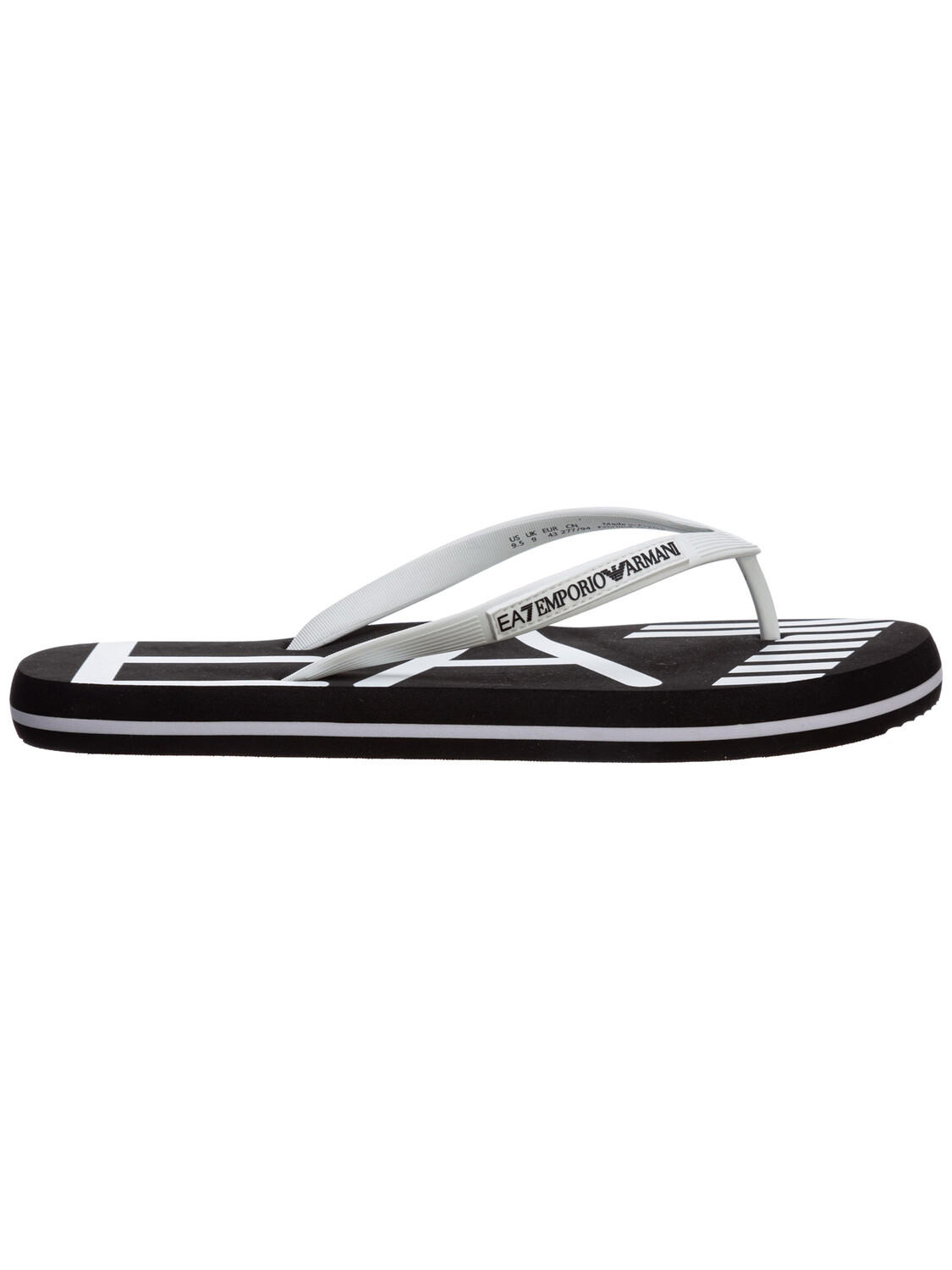 

EMPORIO ARMANI Ea7 Вьетнамки, черный/белый