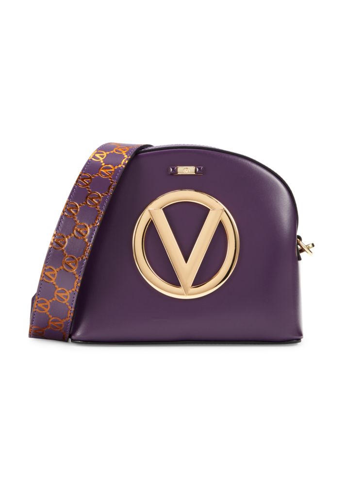 Кожаная сумка через плечо Diana Mario Valentino, цвет Mulberry маленькая кожаная сумка через плечо islington mulberry цвет chalk