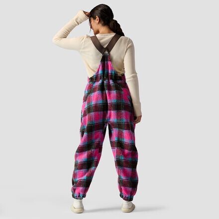 

Флисовый комбинезон со средним ворсом женский Stoic, цвет Pink Plaid