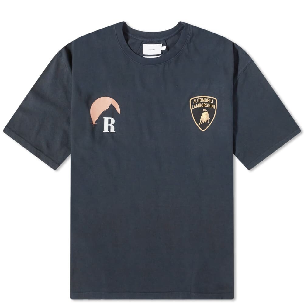 

Футболка Rhude Lamborghini Moonlight, черный