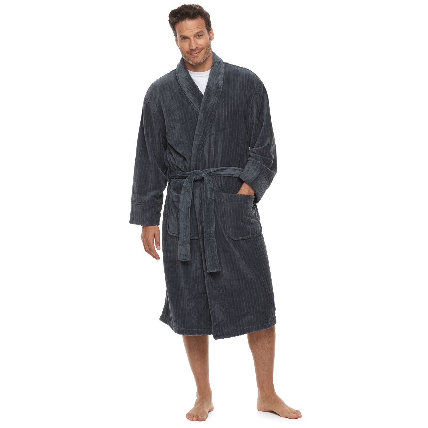 

Мужской плюшевый халат Hanes Ultimate Soft Touch