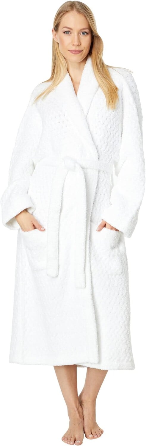 

Халат Waffle Shawl Robe Sunday Citizen, цвет Clear White