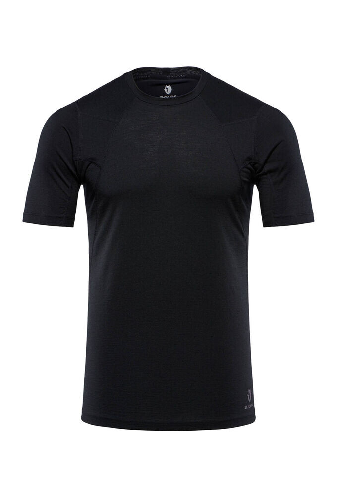 

Футболка из мериноса гурла Black Yak, черный
