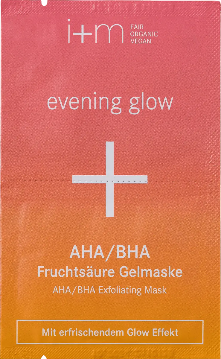 

Гелевая маска для лица с фруктовыми кислотами AHA/BHA (2х4 мл) 1 шт. i + m Naturkosmetik Berlin