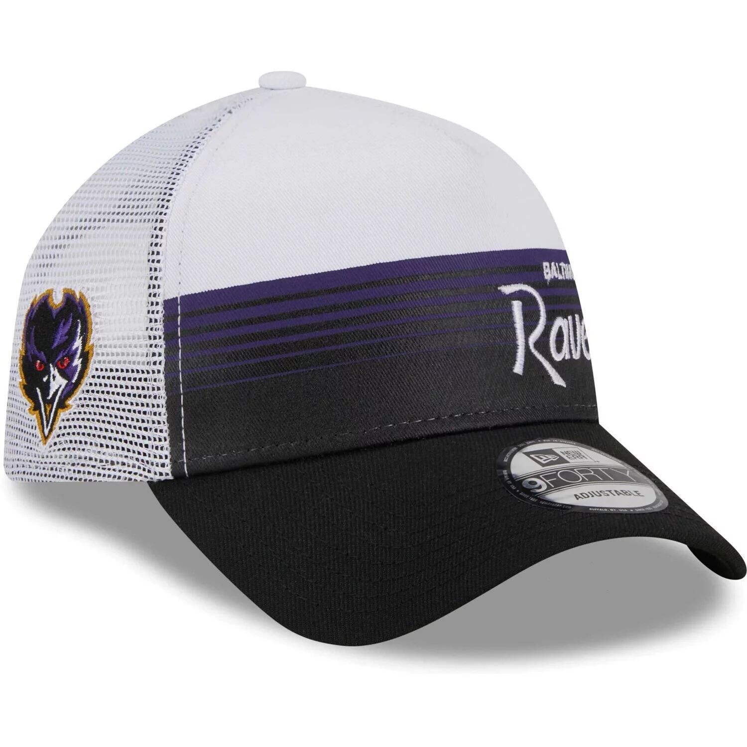 

Мужская черная кепка New Era Baltimore Ravens Horizon 9FORTY Snapback