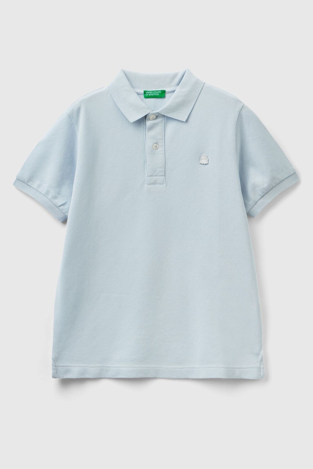 

Рубашка поло Classic синего цвета с логотипом Benetton, синий
