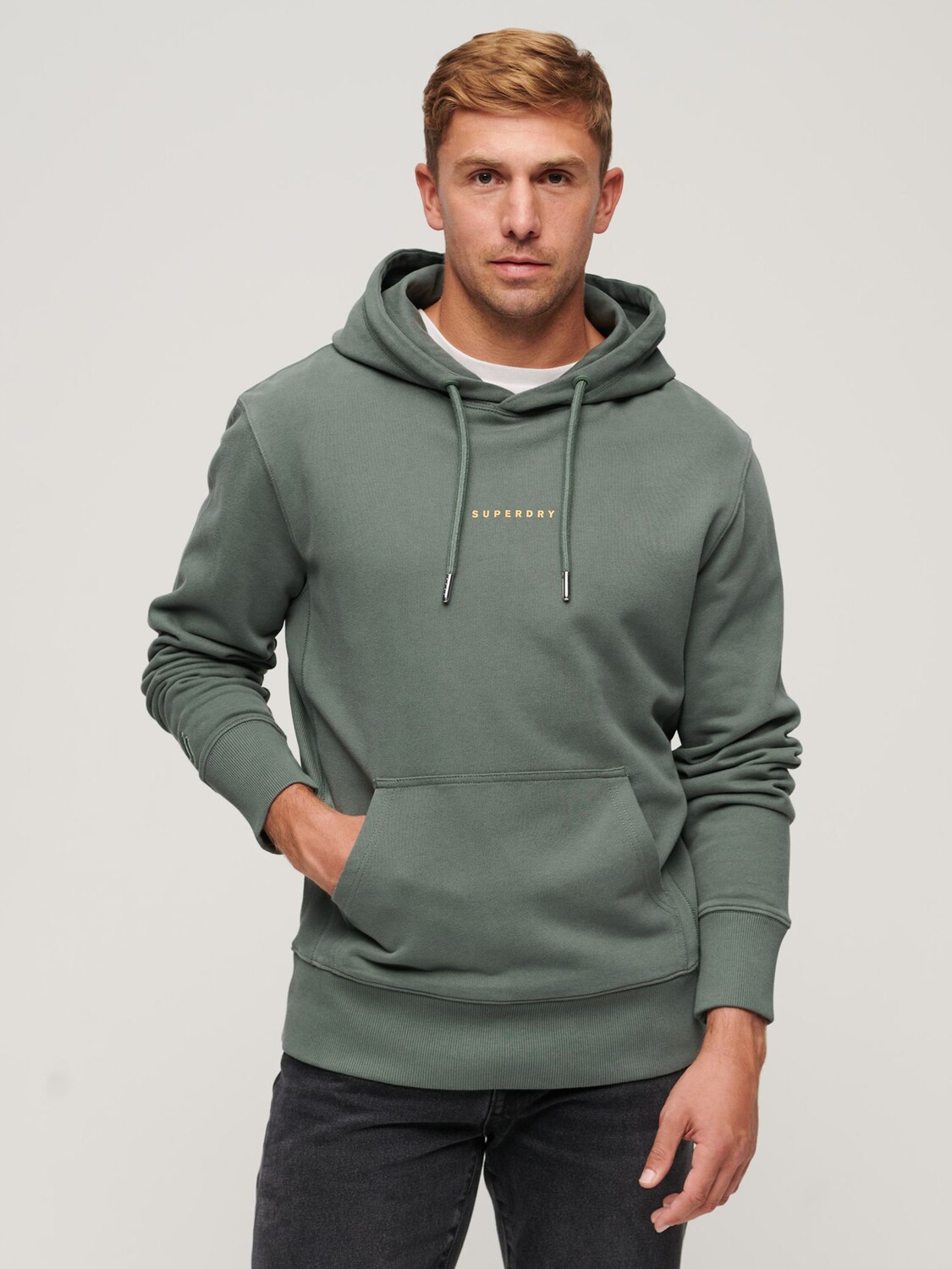 

Толстовка с логотипом Code Surplus Superdry, бальзам зеленый