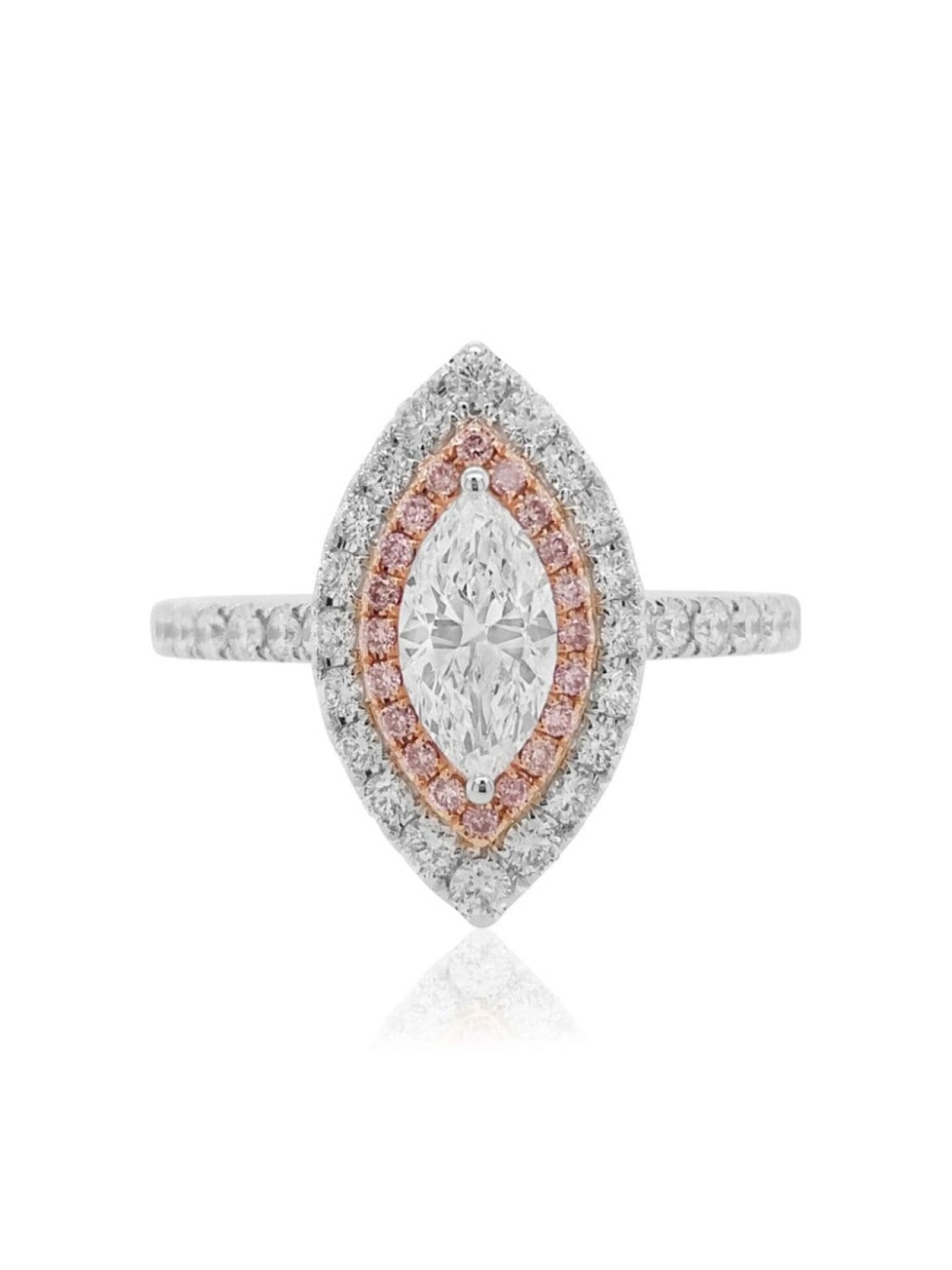 

Кольцо из белого золота с бриллиантами HYT Jewelry, серебряный