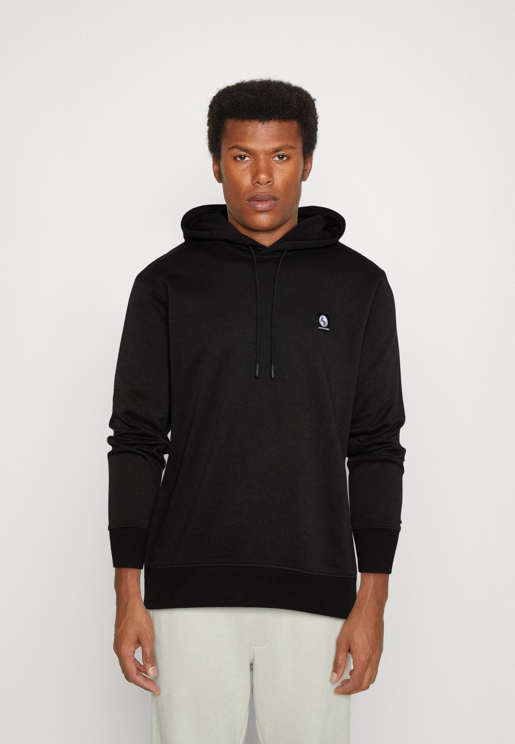 

Толстовка Jack & Jones, черный Jcounseen Backprint Hood, черный