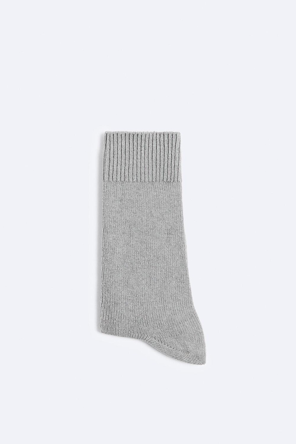 

Носки из хлопка ZARA, средне-серый