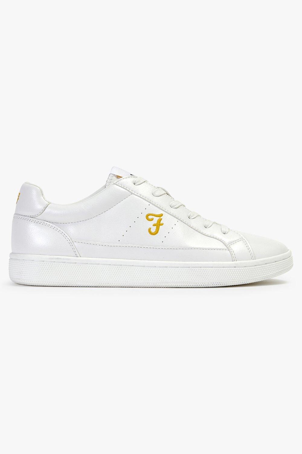 

Кроссовки 'Samwood' Casual Lace Up Trainers Farah Footwear, белый