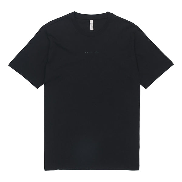 Футболка Men's adidas originals Solid Color Round Neck Short Sleeve Black T-Shirt, черный
