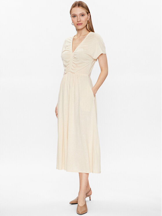 

Платье на каждый день, стандартного кроя Max Mara Leisure, экрю