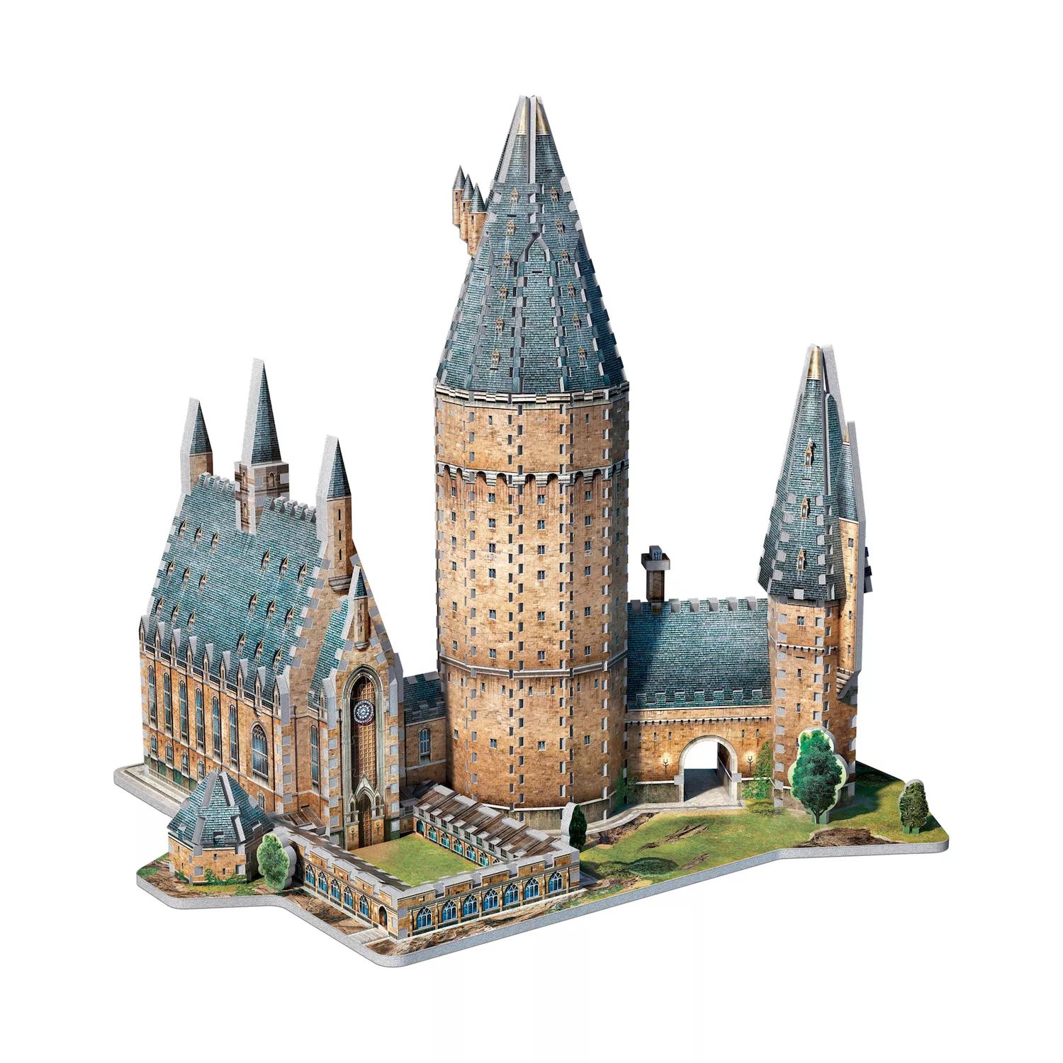 Коллекция Гарри Поттера 850 шт. 3D-пазл «Большой зал Хогвартса» от Wrebbit Wrebbit большой зал хогвартса™