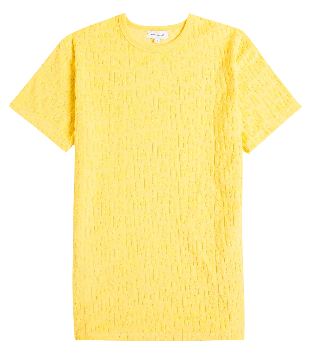 цена Жаккардовое махровое платье с монограммой Marc Jacobs, желтый
