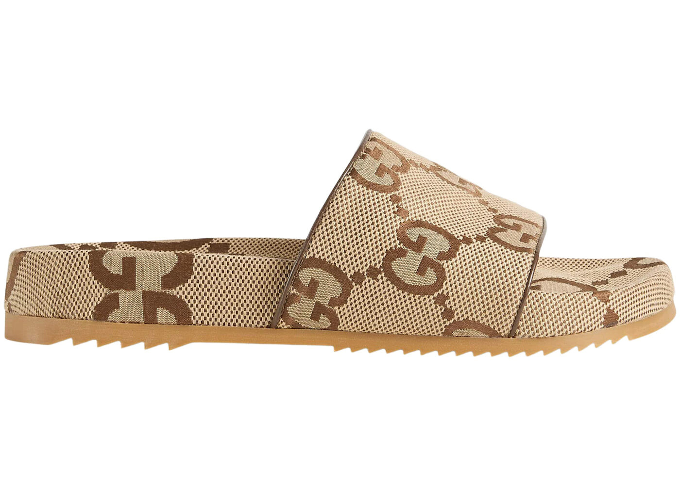 

Шлепанцы Gucci Maxi GG Canvas, коричневый/бежевый