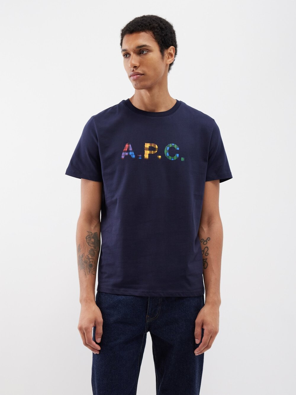 

Футболка derek из органического хлопка A.P.C., синий