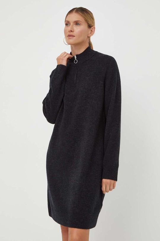 

Шерстяное платье DENIM Marc O'Polo, черный