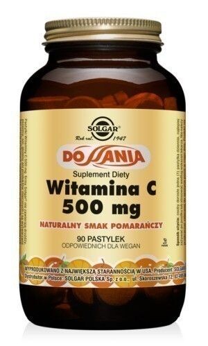 

Витамин С для рассасывания Solgar Witamina C 500 mg, 90 шт