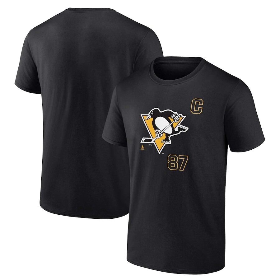 

Футболка с коротким рукавом Fanatics Branded Pittsburgh Penguins, черный