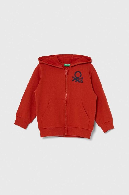 

United Colors of Benetton Детская хлопковая толстовка, красный