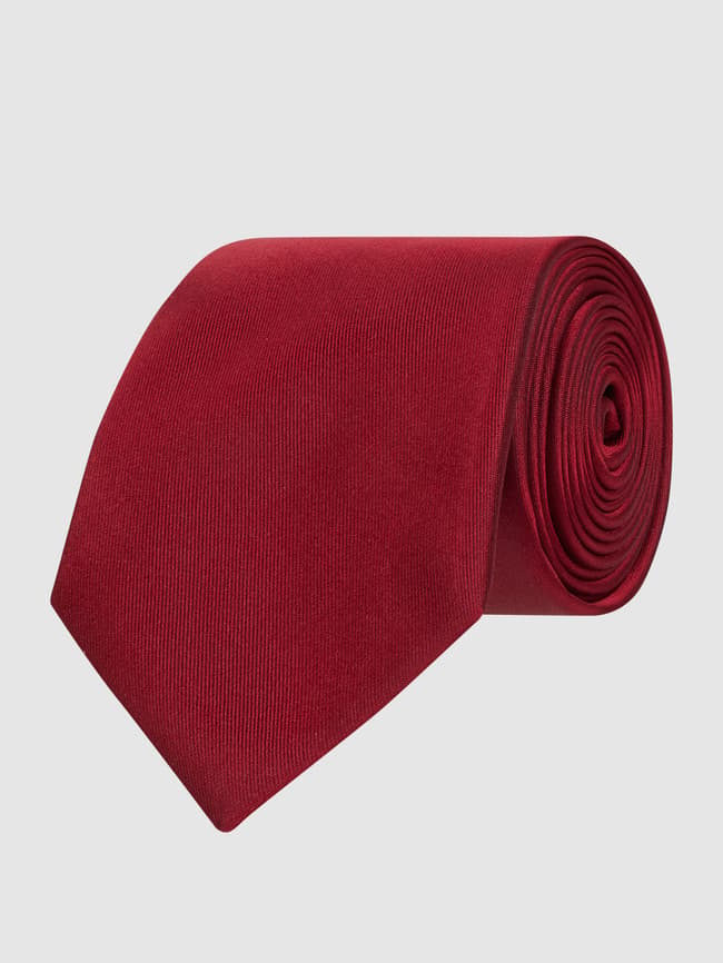 Шелковый галстук (7 см) Willen, красный