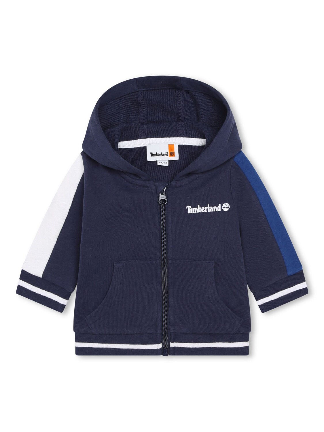 

Толстовка на молнии Timberland Baby Color Block, темно-синий