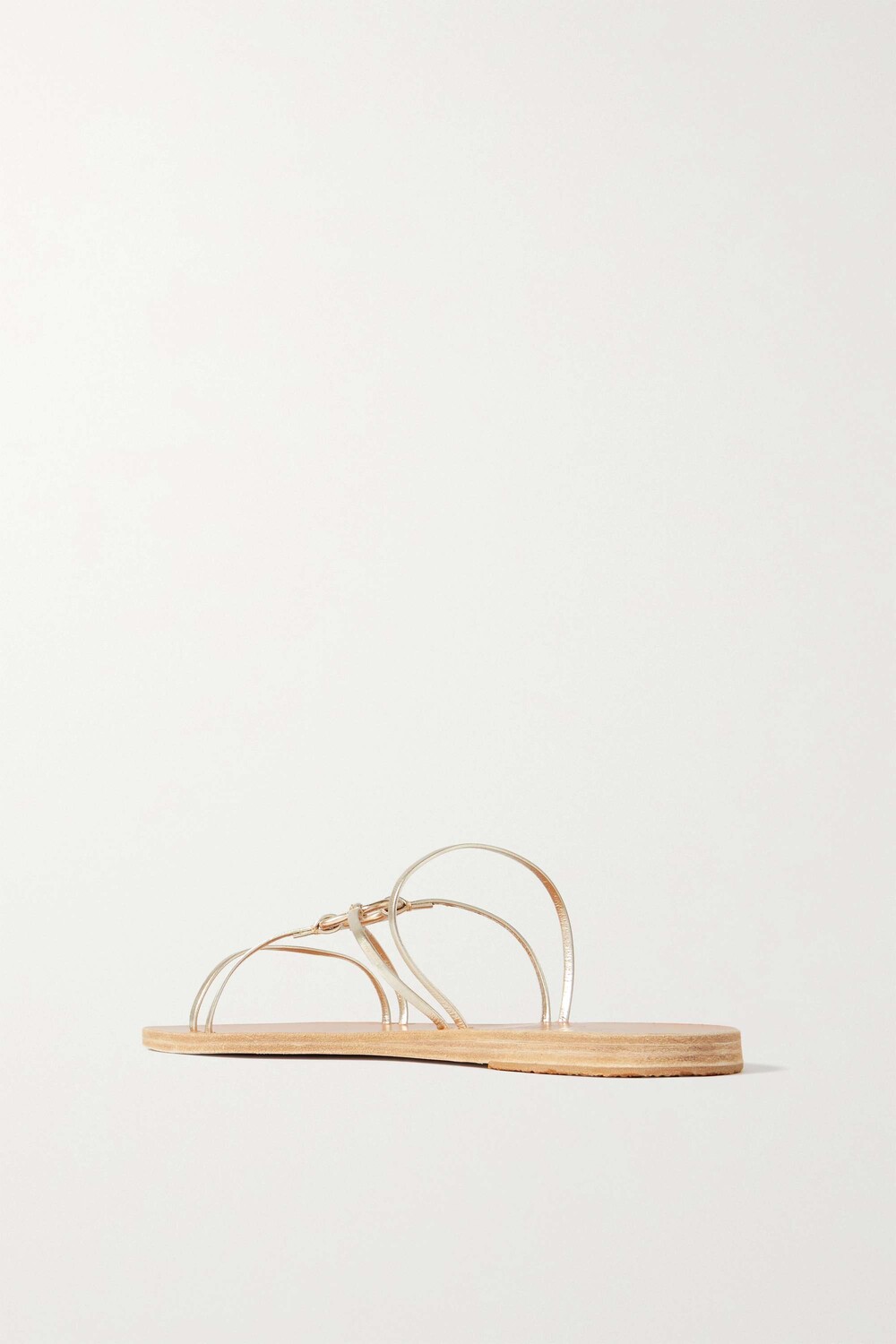 

ANCIENT GREEK SANDALS сандалии Pyr из металлизированной кожи с украшением