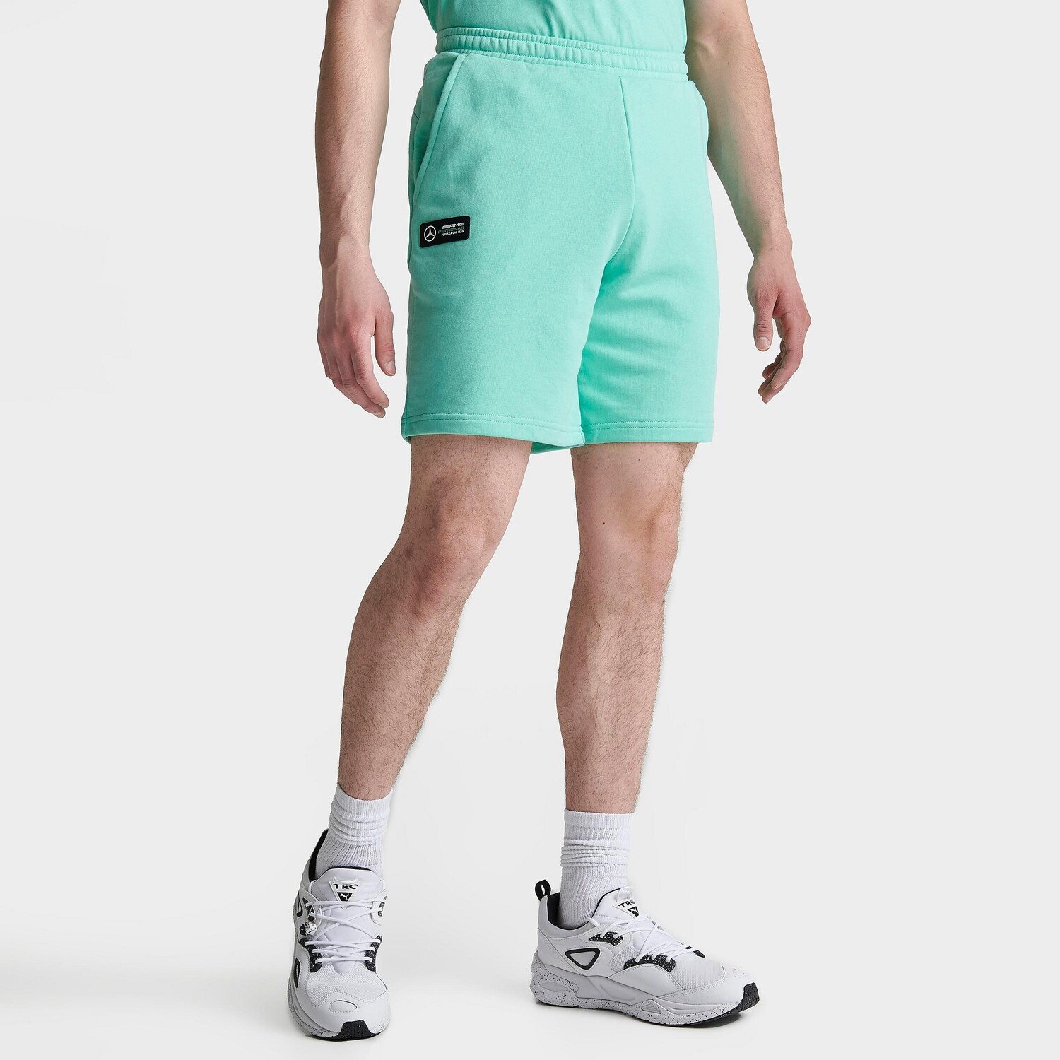 

Мужские флисовые шорты Puma Essentials Mercedes AMG Petronas, зеленый