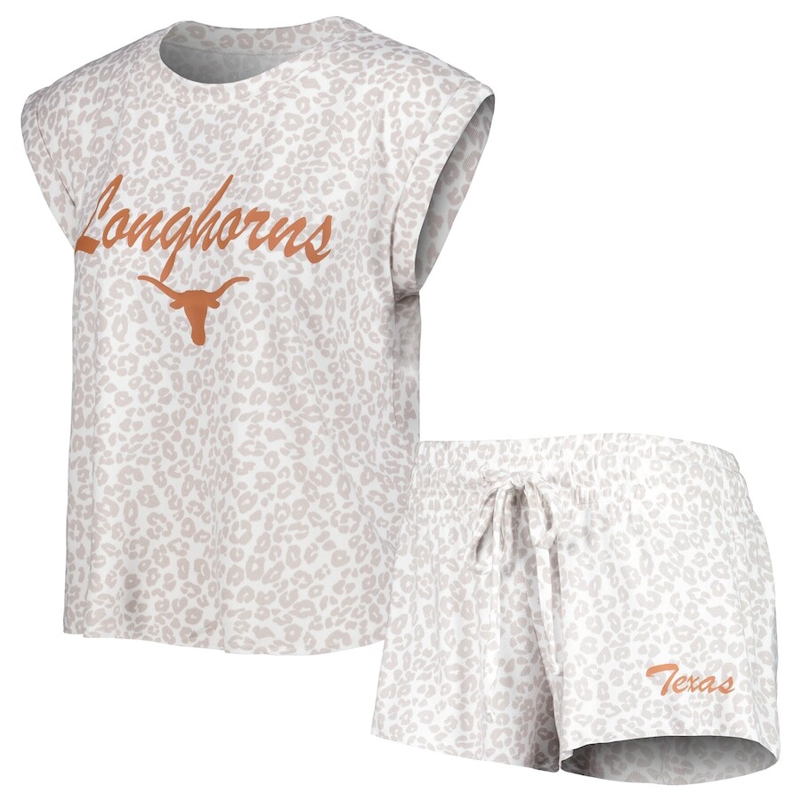 

Пижамный комплект Concepts Sport Texas Longhorns, кремовый