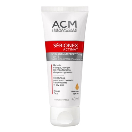 цена Sebionex Actimat Тональный уход за кожей против несовершенств 40 мл, Laboratoire Acm