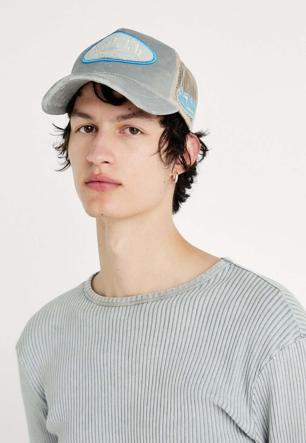 

Кепка Trucker Kent Unisex Von Dutch, серый