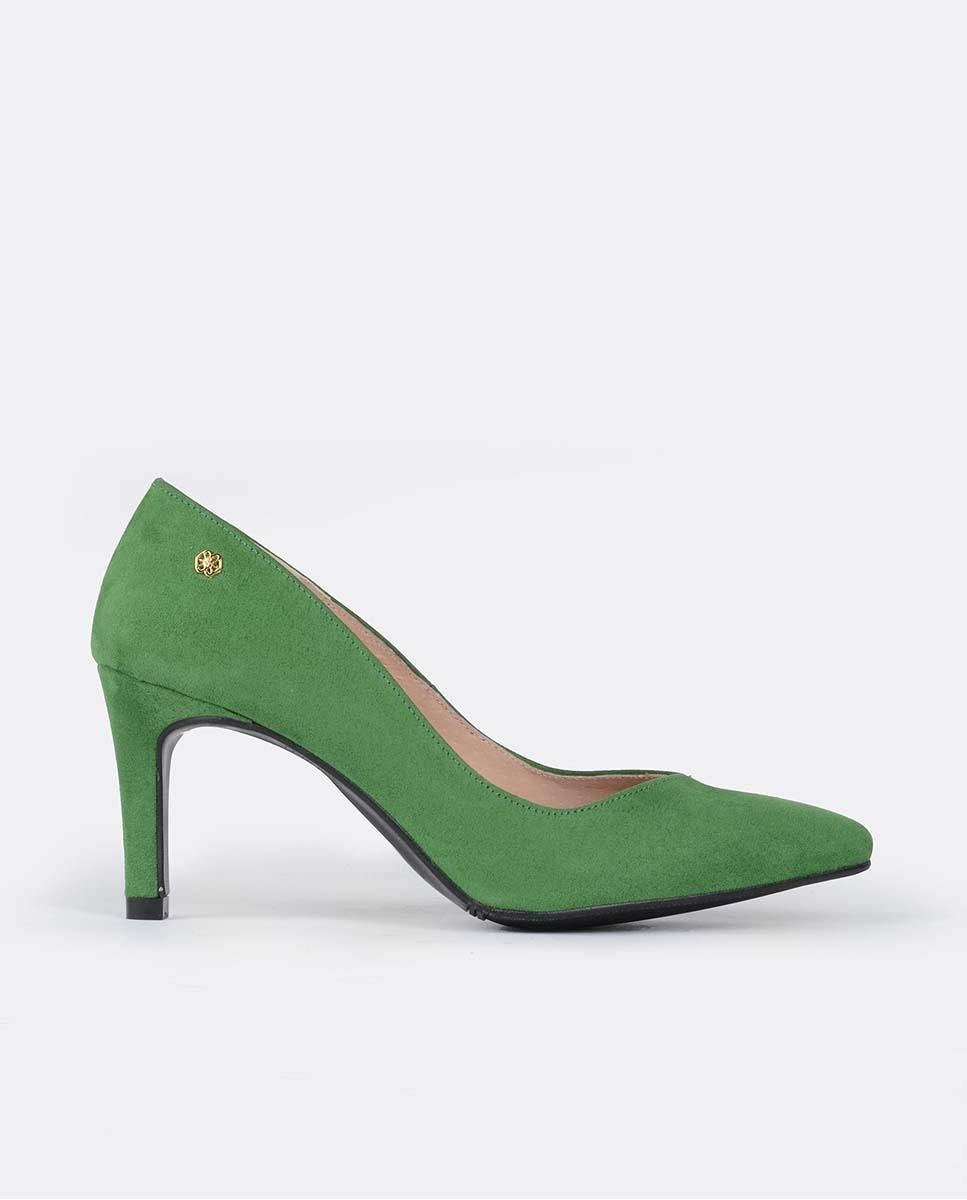 Однотонные зеленые женские туфли-лодочки Cuplé, зеленый