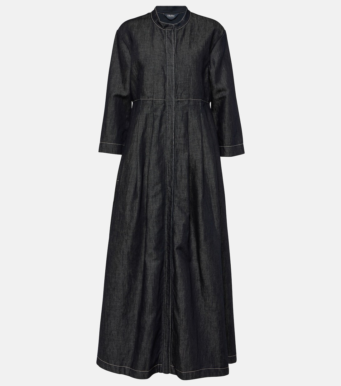 

Джинсовое платье миди autore со складками 'S Max Mara, синий