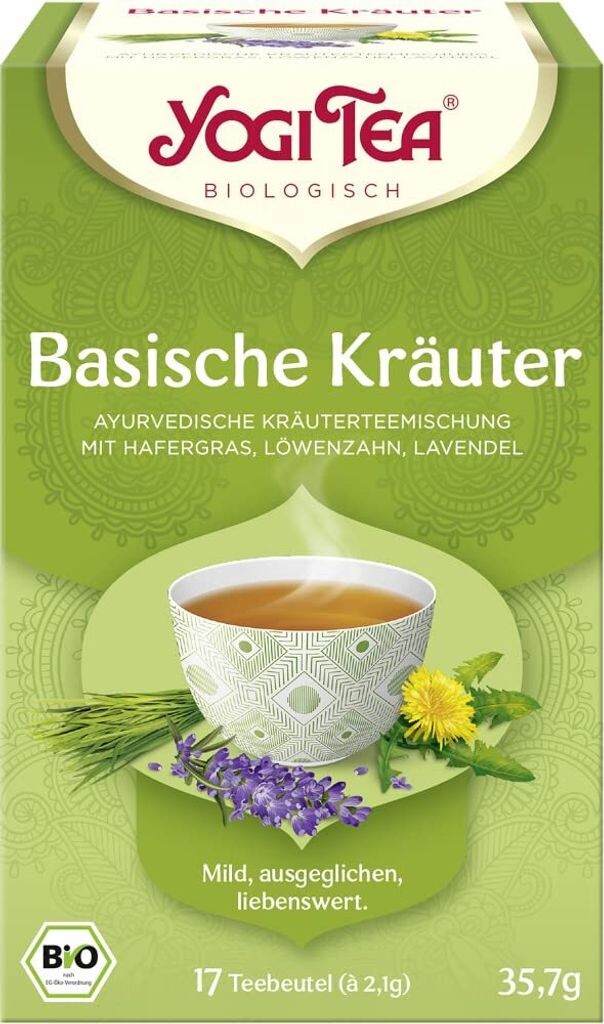 

Yogi Tea, органические щелочные травы, 17 чайных пакетиков – 10 шт. в упаковке (10 х 35,7 г)