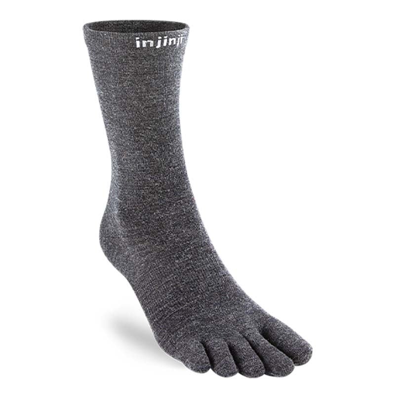 

Носки Injinji Liner Crew Wool, серый