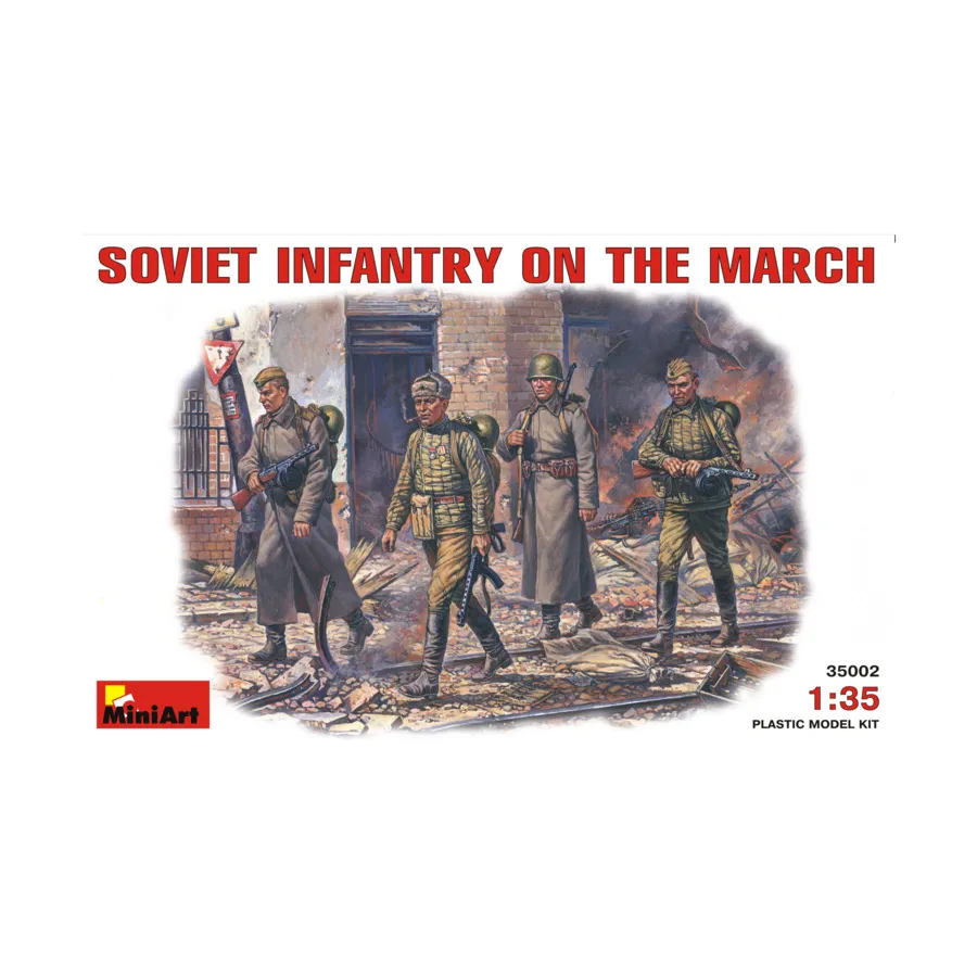 

Советская пехота на марше, WWII Military Miniatures Series (1:35) (MiniArt Models)