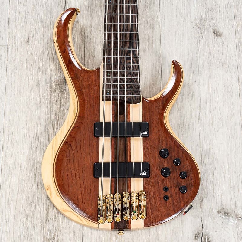 

Басс гитара Ibanez BTB1836 BTB Premium Series 6-String Bass, Panga Panga, Natural Shadow