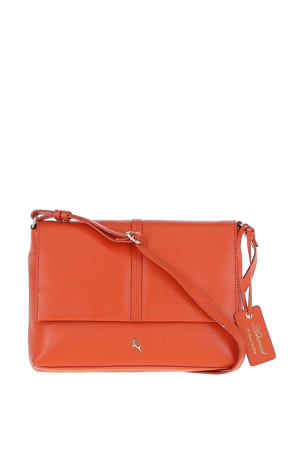 Кожаная сумка через плечо Candy Ashwood Leather, оранжевый