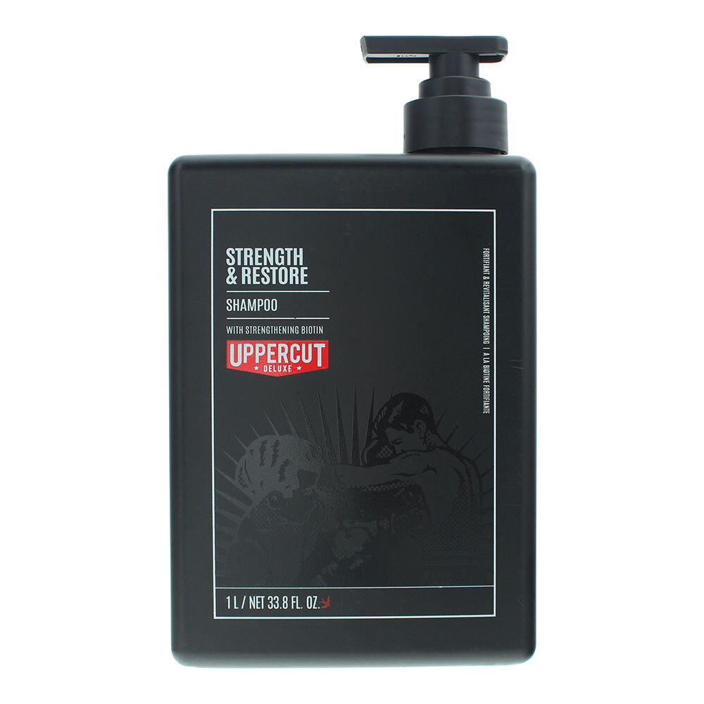 

Шампунь против ломкости Strength And Restore Shampoo Uppercut, 1000 мл
